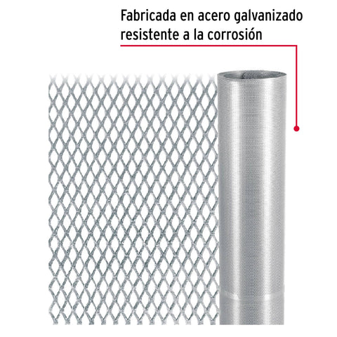Rollo de 11 m x 0.92 m malla mosquitera de acero galvanizado | MAMO-09 | 46196