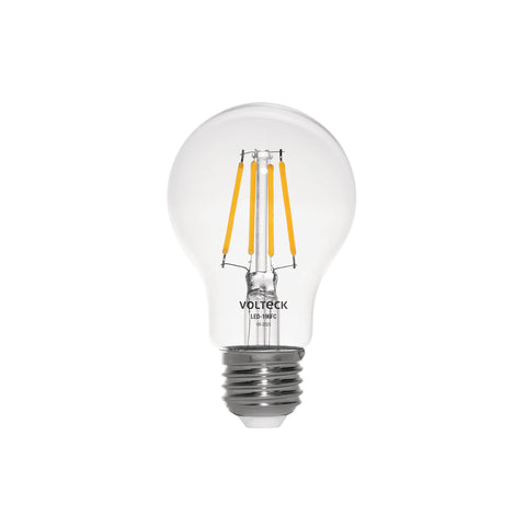 Lámpara LED tipo A19 6 W con filamento luz cálida, blíster | LED-196FC | 46211