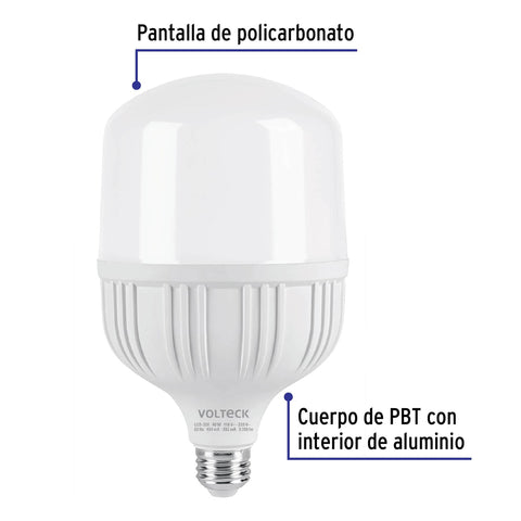 Lámpara LED alta potencia 40 W (equiv. 350 W), luz de día | LED-350 | 46227