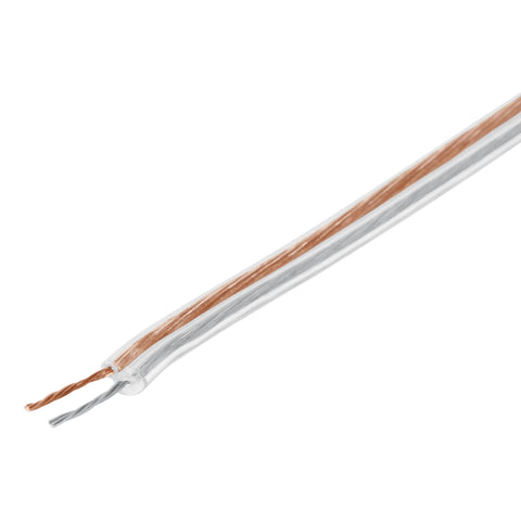 Rollo de 100 m cable polarizado transparente p/bocina 22 AWG | CABO-22P | 46265