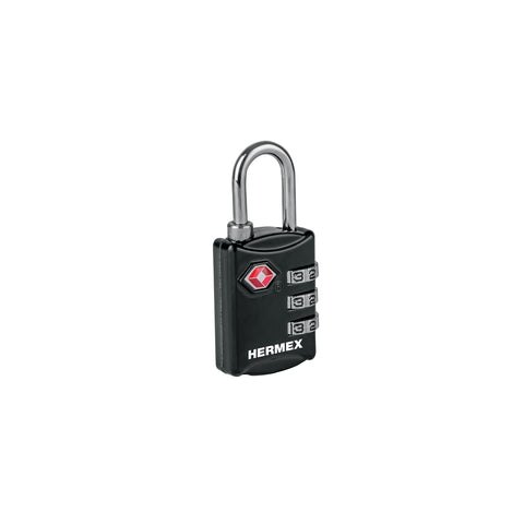 Candado maletero de combinación 27 mm seguridad TSA, blíster | CMA-5C | 46291
