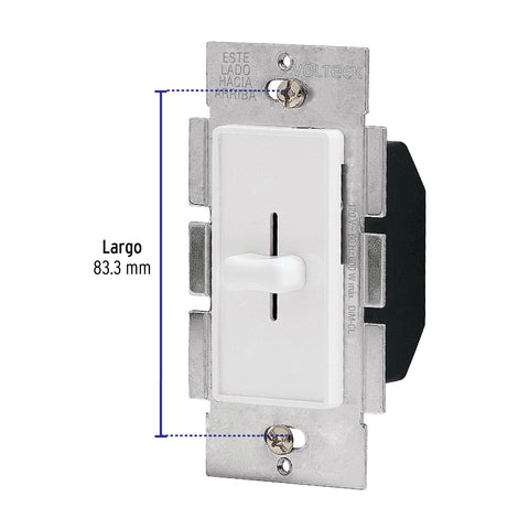 Atenuador de luz deslizable, línea Classic, Volteck | DIM-CL | 46300