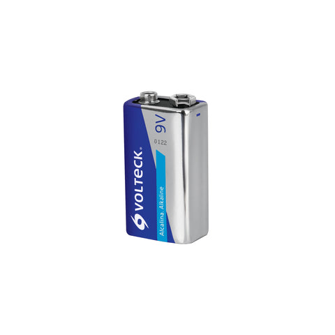 Blíster con 1 pila alcalina 9V, VOLTECK | AL-9V | 46319