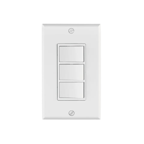 Placa armada con 3 interruptores sencillos, línea Classic | PA-APTR-CLP | 46339
