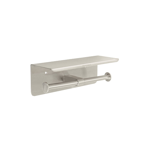 Portarrollo doble en satín con soporte para celular, RIVIERA | RIA-85N | 46357