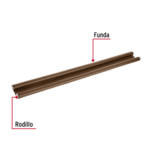 Guardapolvo con funda 95 cm, café, HERMEX | GUPO-101 | 46363