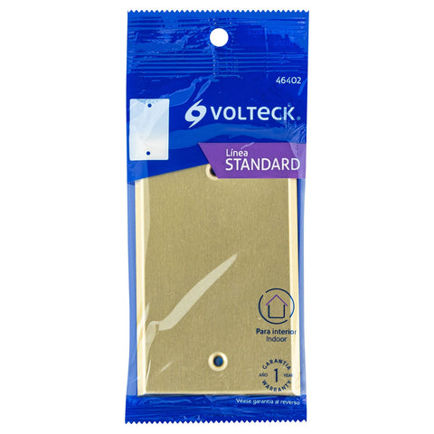 Placa ciega, de aluminio, línea Standard, Volteck | PACI-S | 46402