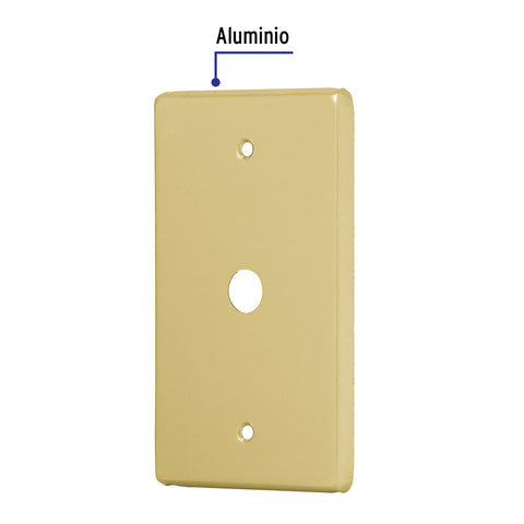 Placa pasacable de aluminio, línea Standard, Volteck | PAAN-S | 46404
