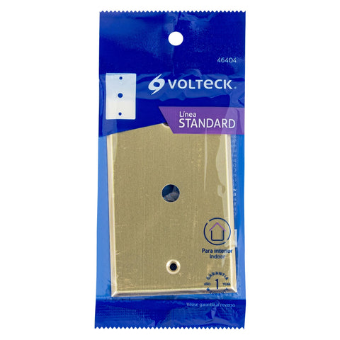 Placa pasacable de aluminio, línea Standard, Volteck | PAAN-S | 46404