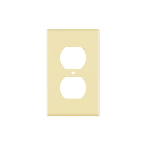 Placa de ABS dúplex, Standard, marfil, Volteck | PPDO-S | 46406