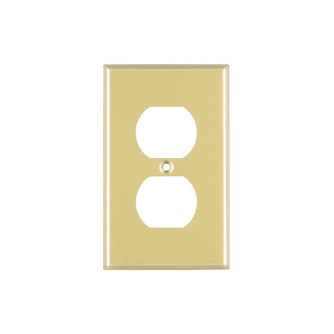 Placa dúplex de aluminio, línea Standard, Volteck | PADO-S | 46408