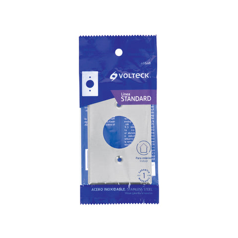 Placa de Acero Inoxidable para contacto sencillo, Standard | PISE-S | 46546