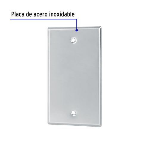 Placa de Acero Inoxidable ciega, Línea Standard | PICI-S | 46548