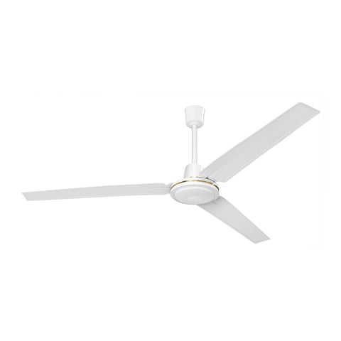 Ventilador de techo para interior, 56', blanco, VOLTECK | VENT-56 | 46560