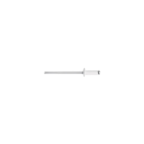 Bolsa c/50 remaches 1/8'x1/4' blancos de aluminio, ala 1/4' | R-44BB | 46571