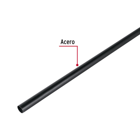 Tubo redondo de 3.0 m negro para closet, HERMEX | TR-530N | 46581