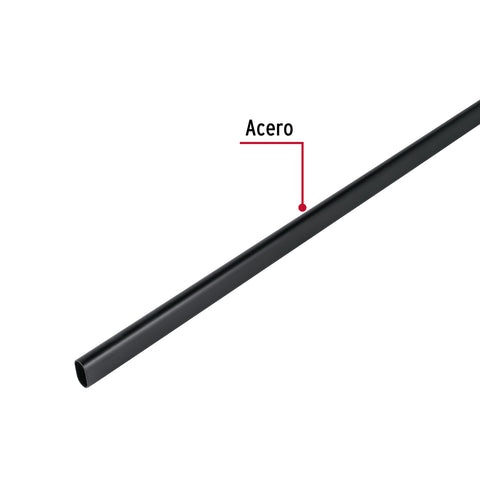 Tubo ovalado de 3.0 m negro para closet, HERMEX | TO-530N | 46584