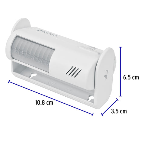Sensor de movimiento con alarma y timbre, Volteck | SEMO-AL | 46595