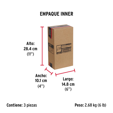 Cerradura sobreponer der instalafácil,llave puntos, caja | CS-75DQ | 46600