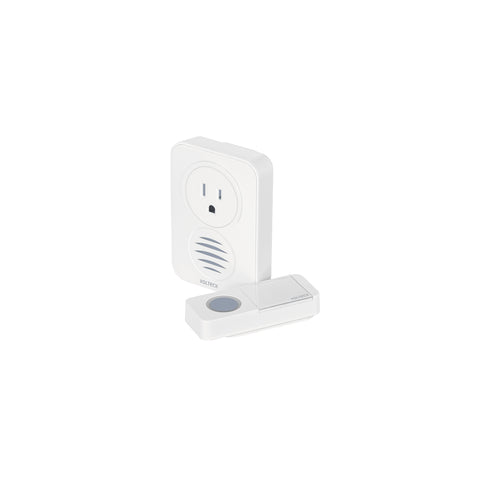Timbre inalámbrico con receptor para enchufar, 1 tono | TIMI-100C | 46631