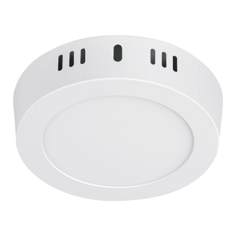 Luminario LED plafón 6W 6500K, redondo, blanco, VOLTECK | PLA-203L | 46711