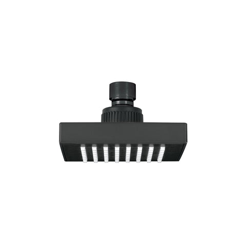 Regadera cuadrada 4', ABS, sin brazo, negro, AQUA | R-403SM | 46745