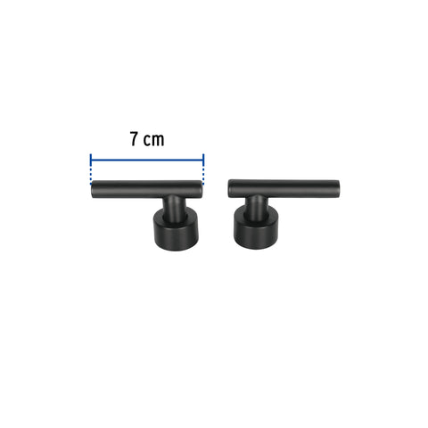 Juego de 2 manerales para mezcladora, palanca, negro, TÚBIG | TBMM-62M | 46868
