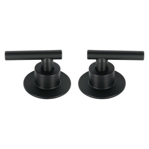Juego de 2 manerales para regadera, palanca, negro, TÚBIG | TBMR-62M | 46877