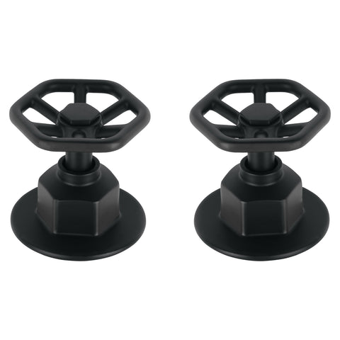 Juego de 2 manerales para regadera, volante, negro, TÚBIG | TBMR-61M | 46880