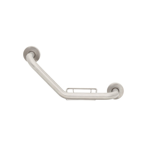 Barra angular con jabonera, acero inox, 1-1/4' x 42cm, FOSET | BARS-40AJ | 46888