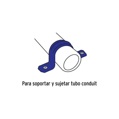 Bolsa c/5 abrazaderas tipo omega 3' p/tubo pared delgada | AO-3 | 46928