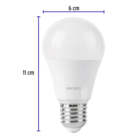 Lámpara LED tipo bulbo A19 9 W con sensor de movimiento | LED-60SM | 46993