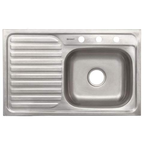 Tarja de empotrar 80x50cm tina derecha, FOSET BASIC | TA-851DB | 47019