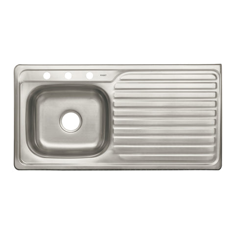 Tarja de empotrar 100x51cm tina izquierda, FOSET BASIC | TA-1051IB | 47020