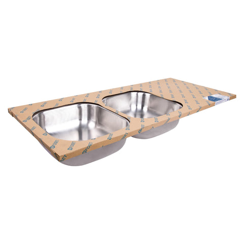 Tarja de empotrar 120x50cm doble tina izquierda, FOSET BASIC | TA-1202TIB | 47022