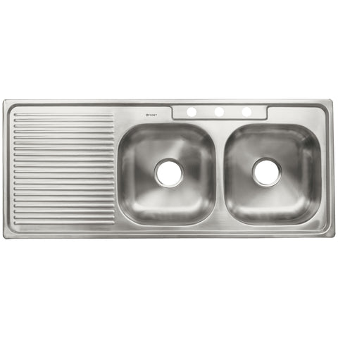 Tarja de empotrar 120x50cm doble tina derecha, FOSET BASIC | TA-1202TDB | 47023