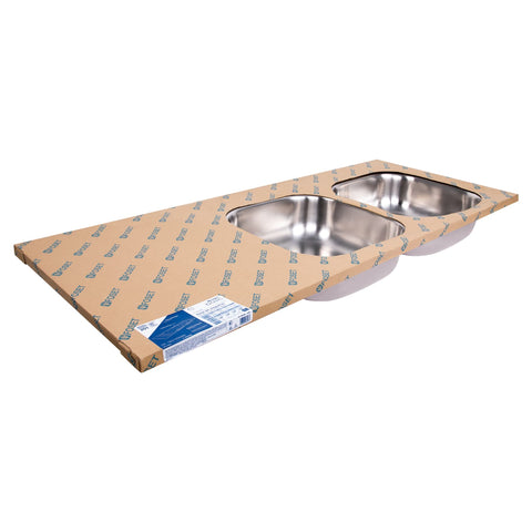 Tarja de empotrar 120x50cm doble tina derecha, FOSET BASIC | TA-1202TDB | 47023