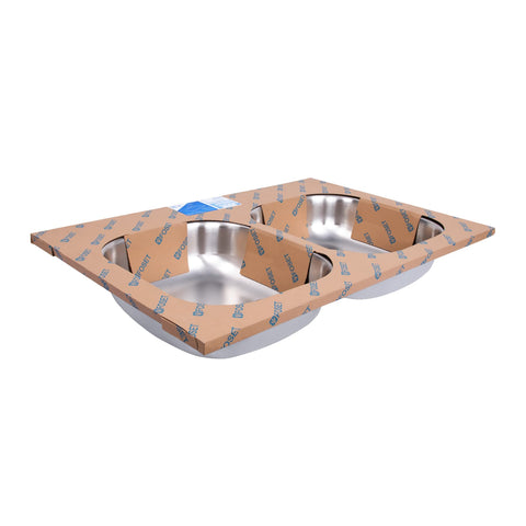 Tarja de empotrar 84x56cm doble tina, FOSET BASIC | TA-842TB | 47024