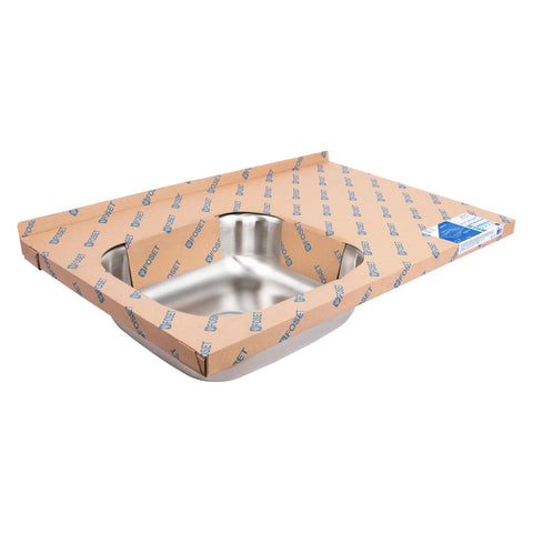Tarja de sobreponer 80x50cm tina izquierda, FOSET BASIC | TA-850IB | 47026