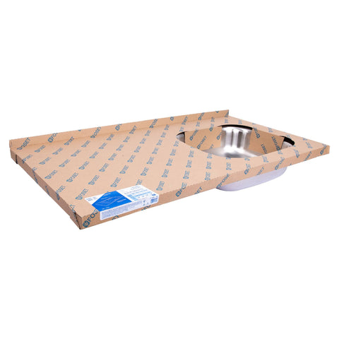 Tarja de sobreponer 100x50cm tina derecha, FOSET BASIC | TA-1050DB | 47029