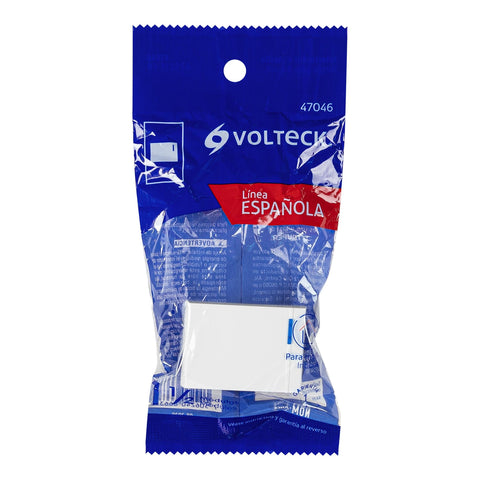 Interruptor sencillo 1.5 módulos,línea Española,color blanco | APSE15-EB | 47046
