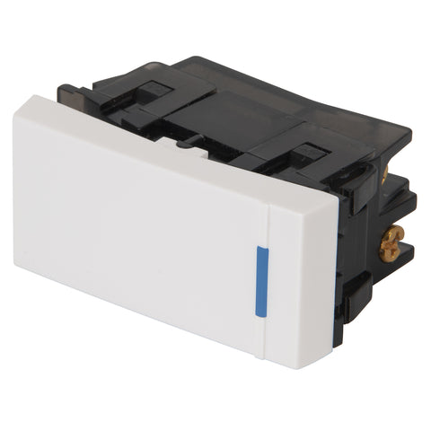Interruptor de 3 vías, 1 módulo, línea Española,color blanco | APSE-EEB | 47048