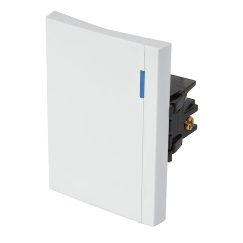 Interruptor de 3 vías, 3 módulos, línea Española, blanco | APSE3-EEB | 47050
