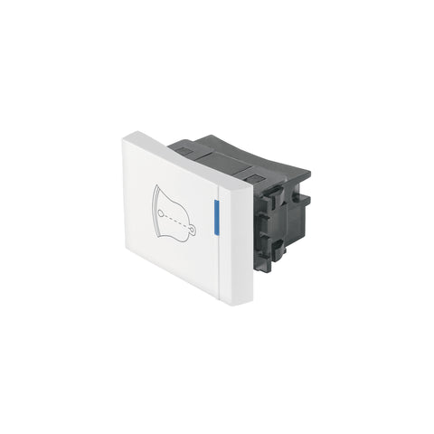 Interruptor para timbre, 1.5 módulos, línea Española, blanco | APTI15-EB | 47053
