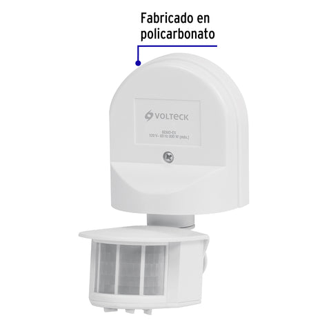 Sensor de movimiento para exterior, Volteck | SEMO-EX | 47231