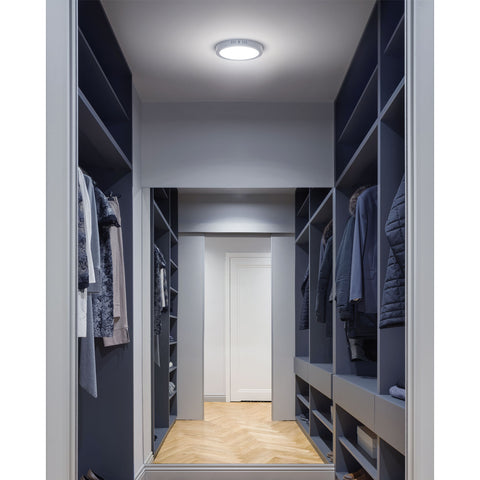 Luminario LED plafón 18W 6500K, redondo, gris, VOLTECK | PLA-216L | 47348