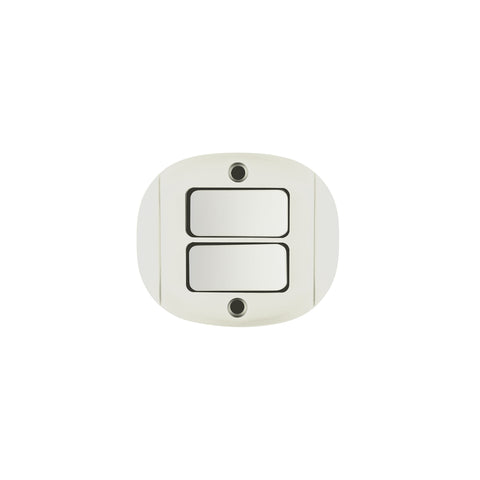Interruptor de sobreponer dúplex, Volteck | APSO-D | 47355