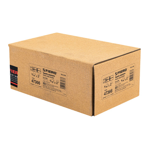 Caja con 50 taquetes expansivos de 5/16' sin tornillo, FIERO | TAE-5/16G | 47366