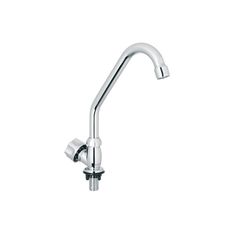Llave individual fregadero,ABS,cuello corto,hexagonal, BASIC | FP-312 | 47379