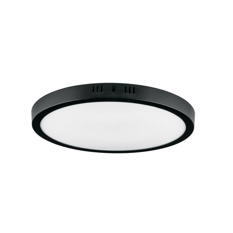 Luminario LED plafón 24W 6500K, redondo, negro, VOLTECK | PLA-229L | 47398
